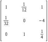 <strong>Find the inverse of the matrix if it exists. </strong> A) B) C) D) E)Does not exist
