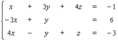 <strong>Solve the system using the inverse method. </strong> A) B) C) D)The system is inconsistent. E)The equations are dependent.