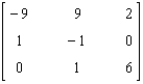 <strong>Find the inverse of the matrix if it exists. </strong> A) B) C) D) E)Does not exist