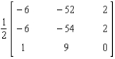 <strong>Find the inverse of the matrix if it exists. </strong> A) B) C) D) E)Does not exist