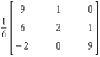 <strong>Find the inverse of the matrix if it exists. </strong> A) B) C) D) E)Does not exist