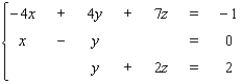 <strong>Solve the system using the inverse method.</strong> A) B) C) D)The system is inconsistent E)The equations are dependent