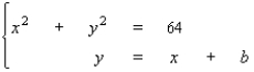 <strong>Find the values of b such that the system has no solution.</strong> A) B) C) D) E)no solution