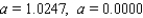 <strong>The data in the table are generated by the function . Approximate the unknown constants a and b to four decimal places. x 1 2 3 4 F ( x ) 0)67654 0.44668 0.29492 0.19472</strong> A) B) C) D) E)