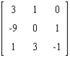 Find the determinant of the matrix after introducing zeros.