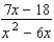 Find the partial fraction decomposition.  