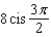 <strong>Express the complex number in trigonometric form with . </strong> A) B) C) D) E)