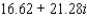 <strong>The trigonometric form of complex numbers is often used by electrical engineers to describe the current I, voltage V, and impedance Z in electrical circuits with alternating current. Impedance is the opposition to the flow of current in a circuit. Most common electrical devices operate on 115-volt, alternating current. The relationship among these three quantities is . Approximate the unknown quantity, and express the answer in rectangular form to two decimal places. </strong> A) B) C) D) E)
