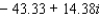 <strong>The trigonometric form of complex numbers is often used by electrical engineers to describe the current I, voltage V, and impedance Z in electrical circuits with alternating current. Impedance is the opposition to the flow of current in a circuit. Most common electrical devices operate on 115-volt, alternating current. The relationship among these three quantities is . Approximate the unknown quantity, and express the answer in rectangular form to two decimal places. </strong> A) B) C) D) E)