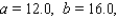 <strong>Approximate the area of a parallelogram that has sides of lengths a and b (in feet) if one angle at a vertex has measure . </strong> A)120.1 B)119.2 C)147.1 D)120.8 E)123.4
