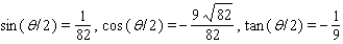 <strong>Find the exact values of for the given conditions. </strong> A) B) C) D) E)