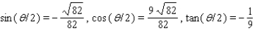 <strong>Find the exact values of for the given conditions. </strong> A) B) C) D) E)