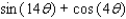 <strong>Express as a sum or difference. </strong> A) B) C) D) E)