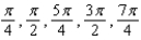 <strong>Find the solutions of the equation that are in the interval </strong> A) B) C) D) E)