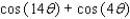<strong>Express as a sum or difference. </strong> A) B) C) D) E)