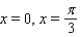<strong>Shown in the figure is a graph of the function f for . Use a sum-to-product formula to help find the first two x-intercepts. </strong> A) B) C) D) E)