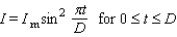 <strong>On a cloudy day with D hours of daylight, the intensity of sunlight I (in calories/cm<sup> 2 </sup>) may be approximated by where t = 0 corresponds to sunrise and I<sub> m </sub> is the maximum intensity. If D = 12, approximately how many hours after sunrise is ? Round your answer to two decimal places.</strong> A) B) C) D) E)no solution