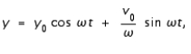 <strong>If a mass that is attached to a spring is raised y<sub> 0 </sub> feet and released with an initial vertical velocity of v<sub> 0 </sub> ft / sec, then the subsequent position y of the mass is given by where t is time in seconds and is a positive constant. If y<sub> 0 </sub> = 1 and = 4, find the initial velocities that result in an amplitude of 5 feet.</strong> A) B) C) D) E)