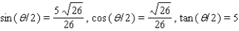 <strong>Find the exact values of for the given conditions. </strong> A) B) C) D) E)