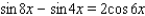 <strong>Use sum-to-product formulas to find the solutions of the equation. </strong> A) B) C) D) E)