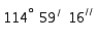 <strong>Express = 2 in terms of degrees, minutes, and seconds, to the nearest second.</strong> A) B) C) D) E)