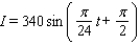 <strong>On a certain spring day with 12 hours of daylight, the light intensity I takes on its largest value of 390 calories/cm<sup> 2 </sup> at midday. If t = 0 corresponds to sunrise and t is measured in hours, find a formula I = a sin bt that fits this information.</strong> A) B) C) D) E)