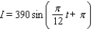 <strong>On a certain spring day with 12 hours of daylight, the light intensity I takes on its largest value of 390 calories/cm<sup> 2 </sup> at midday. If t = 0 corresponds to sunrise and t is measured in hours, find a formula I = a sin bt that fits this information.</strong> A) B) C) D) E)