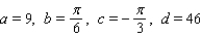 <strong>Scientists sometimes use the formula to simulate temperature variations during the day, with time t in hours, temperature f ( t ) in , and t=0 corresponding to midnight. Assume that f ( t ) is decreasing at midnight. Determine values of a, b, c, and d that fit the information: the high temperature of 32 occurs at 2 P.M., and the average temperature of 23 occurs 6 hours later.</strong> A) B) C) D) E)