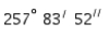 <strong>Express = 4.5 in terms of degrees, minutes, and seconds, to the nearest second.</strong> A) B) C) D) E)