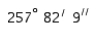 <strong>Express = 4.5 in terms of degrees, minutes, and seconds, to the nearest second.</strong> A) B) C) D) E)