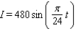<strong>On a certain spring day with 12 hours of daylight, the light intensity I takes on its largest value of 480 calories/cm<sup> 2 </sup> at midday. If t = 0 corresponds to sunrise and t is measured in hours, find a formula I = a sin bt that fits this information.</strong> A) B) C) D) E)