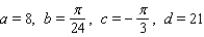<strong>Scientists sometimes use the formula to simulate temperature variations during the day, with time t in hours, temperature f ( t ) in , and t=0 corresponding to midnight. Assume that f ( t ) is decreasing at midnight. Determine values of a, b, c, and d that fit the information: the high temperature of 29 occurs at 2 P.M., and the average temperature of 21 occurs 6 hours later.</strong> A) B) C) D) E)