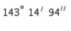 <strong>Express = 2.5 in terms of degrees, minutes, and seconds, to the nearest second.</strong> A) B) C) D) E)