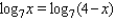 <strong>Solve the equation. </strong> A)1 B)7 C)2 D)5 E)4