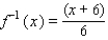 <strong>Find the inverse function of . </strong> A) B) C) D) E)