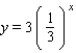 <strong>Find an exponential function of the form f (x) = ba<sup> </sup><sup>x</sup><sup> </sup> that has the given y-intercept and passes through the point P: y-intercept = 27; P (3,1);</strong> A) B) C) D) E)