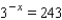 Find the solution of the equation.  