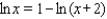 Solve the equation.  