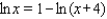 Solve the equation.  