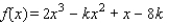 <strong>For the following function, find a number such that the graph of contains the point </strong> A) B) C) D) E)