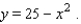 <strong>An arch has the shape of the parabola A rectangle is fit under the arch by selecting a point on the parabola (see the figure). If the rectangle has base and height . Find the base of a second rectangle that has the same area. </strong> A)10.85 B)9.85 C)8.85 D)8.62 E)10.8