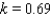 <strong>The period P of a simple pendulum - that is, the time required for one complete oscillation - is directly proportional to the square root of its length l. Express P in terms of l and a constant of proportionality k. If a pendulum 3.5 feet long has a period of 1.3 seconds, find the value of k.</strong> A) B) C) D) E)