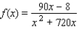 <strong>Find an equation of a rational function that satisfies the conditions. vertical asymptote: x = - 1, x = 0 Horizontal asymptote: y = 0 X-intercept: 8; f (9) = 1</strong> A) B) C) D) E)