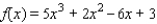 Use synthetic division to find     ;  