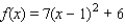 <strong>Express the function in the form of . </strong> A) B) C) D) E)