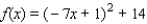 <strong>Express the function in the form of . </strong> A) B) C) D) E)