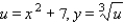 <strong>Find a composite function form for y if: </strong> A) B) C) D) E)