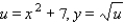 <strong>Find a composite function form for y if: </strong> A) B) C) D) E)