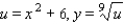 <strong>Find a composite function form for y if: </strong> A) B) C) D) E)