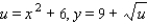 <strong>Find a composite function form for y if: </strong> A) B) C) D) E)